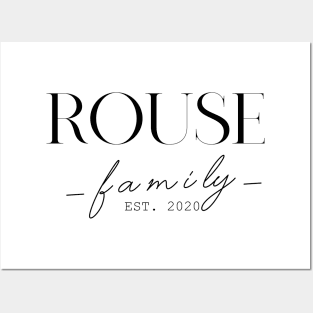 Rouse Family EST. 2020, Surname, Rouse Posters and Art